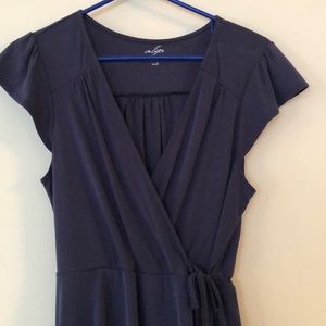 Dry goods  v neck cross over blouse